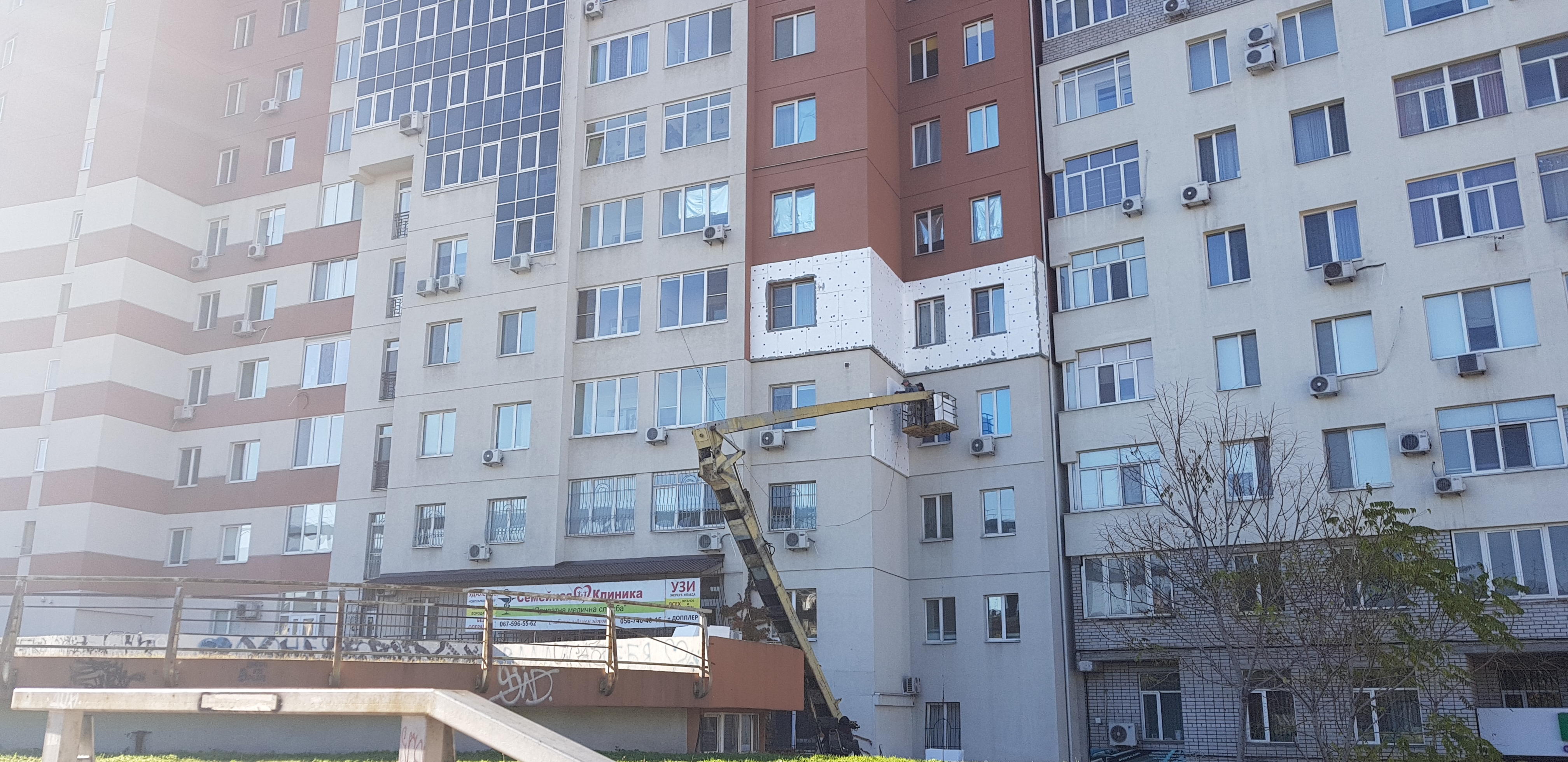 Отделка наружных стен пенопластом